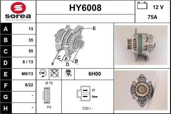 Sera HY6008 - Генератор autozip.com.ua