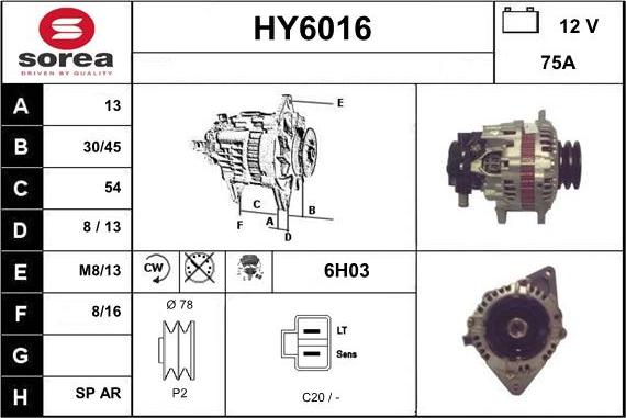 Sera HY6016 - Генератор autozip.com.ua