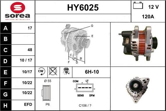 Sera HY6025 - Генератор autozip.com.ua