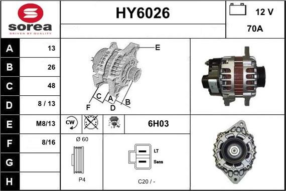 Sera HY6026 - Генератор autozip.com.ua