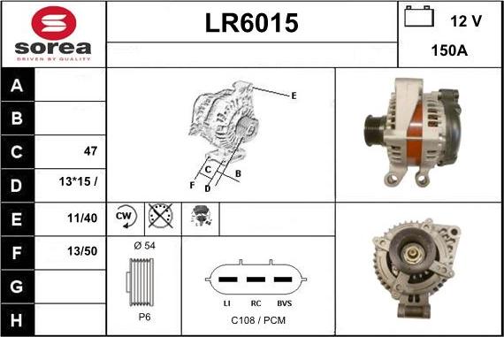 Sera LR6015 - Генератор autozip.com.ua