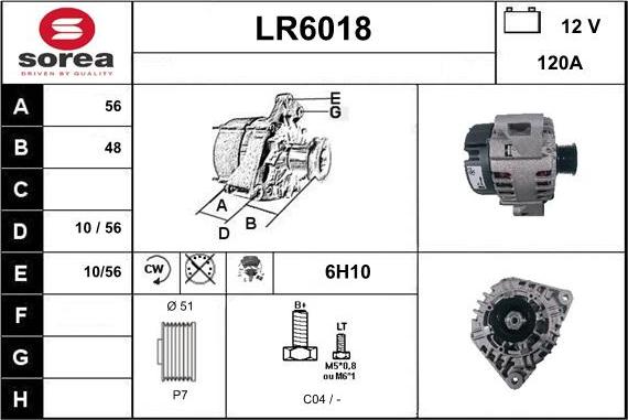 Sera LR6018 - Генератор autozip.com.ua