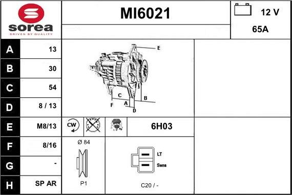 Sera MI6021 - Генератор autozip.com.ua