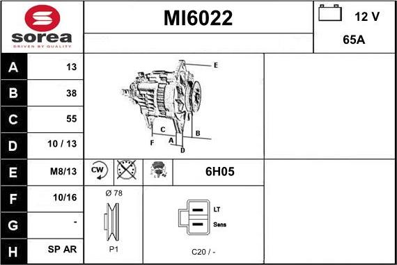 Sera MI6022 - Генератор autozip.com.ua