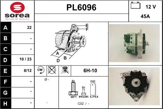 Sera PL6096 - Генератор autozip.com.ua