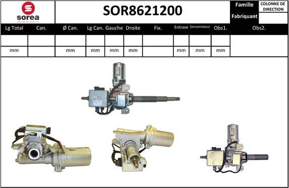 Sera SOR8621200 - Рульова колонка autozip.com.ua