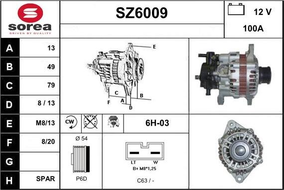 Sera SZ6009 - Генератор autozip.com.ua