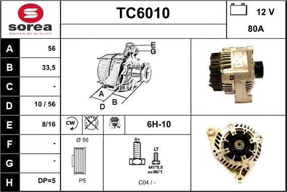 Sera TC6010 - Генератор autozip.com.ua