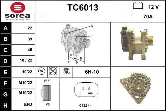 Sera TC6013 - Генератор autozip.com.ua