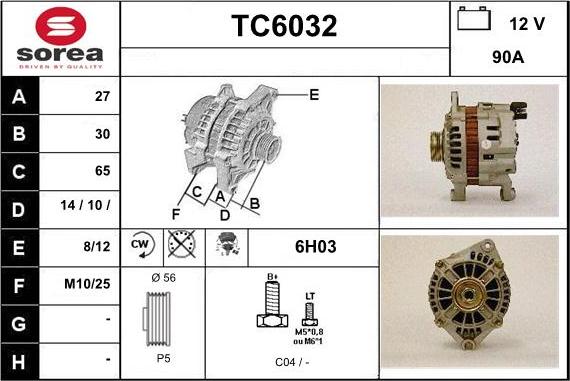 Sera TC6032 - Генератор autozip.com.ua