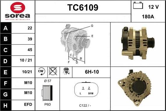 Sera TC6109 - Генератор autozip.com.ua