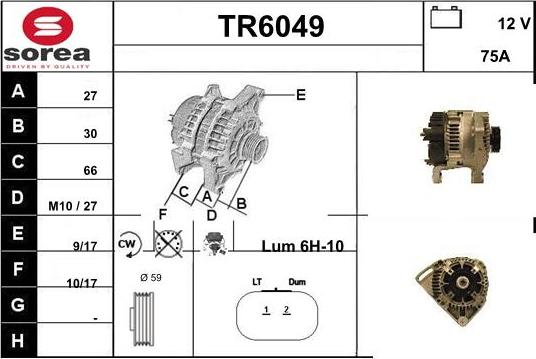 Sera TR6049 - Генератор autozip.com.ua