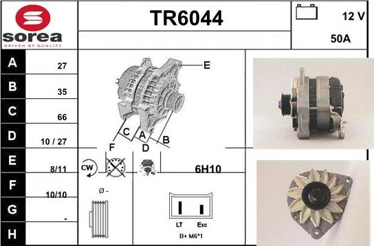 Sera TR6044 - Генератор autozip.com.ua