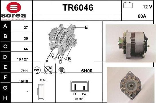 Sera TR6046 - Генератор autozip.com.ua