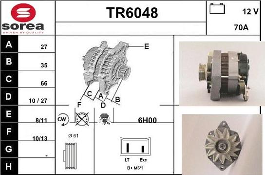 Sera TR6048 - Генератор autozip.com.ua