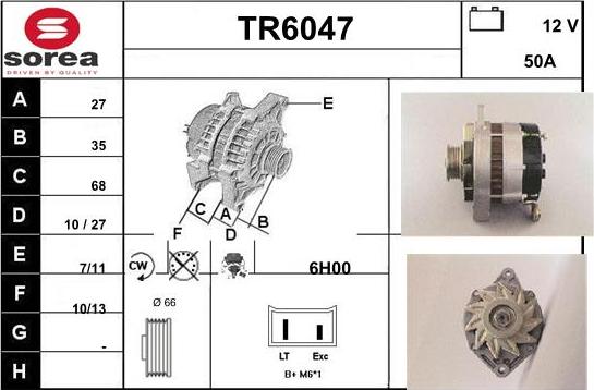 Sera TR6047 - Генератор autozip.com.ua