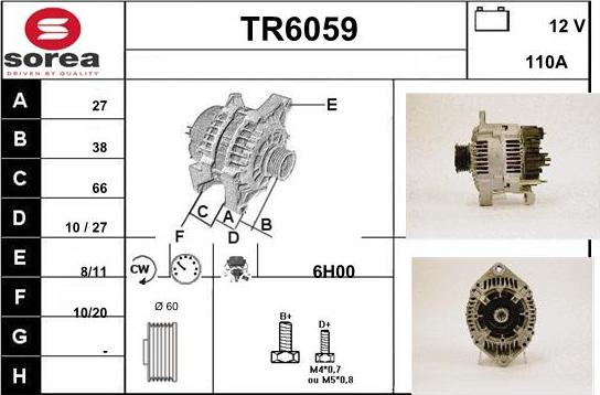 Sera TR6059 - Генератор autozip.com.ua