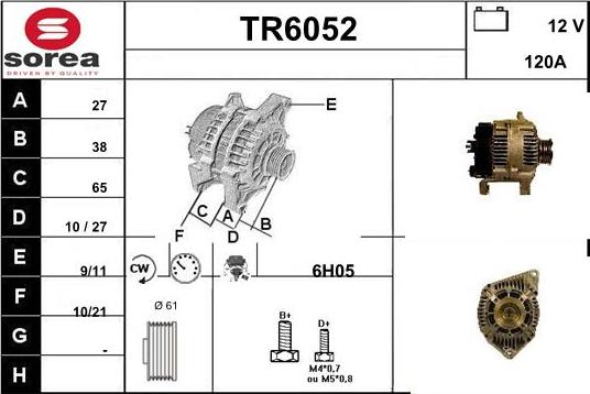 Sera TR6052 - Генератор autozip.com.ua