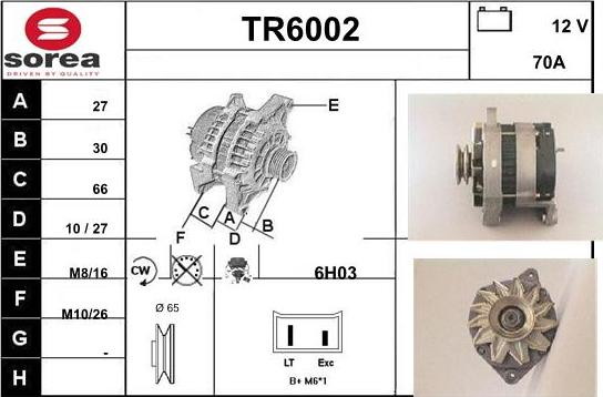 Sera TR6002 - Генератор autozip.com.ua