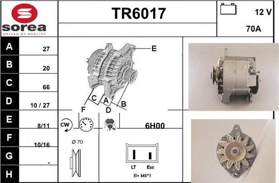 Sera TR6017 - Генератор autozip.com.ua