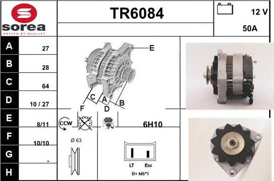 Sera TR6084 - Генератор autozip.com.ua