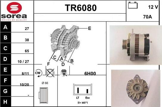 Sera TR6080 - Генератор autozip.com.ua