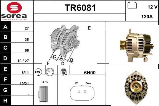 Sera TR6081 - Генератор autozip.com.ua