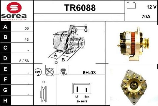 Sera TR6088 - Генератор autozip.com.ua