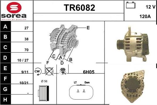 Sera TR6082 - Генератор autozip.com.ua