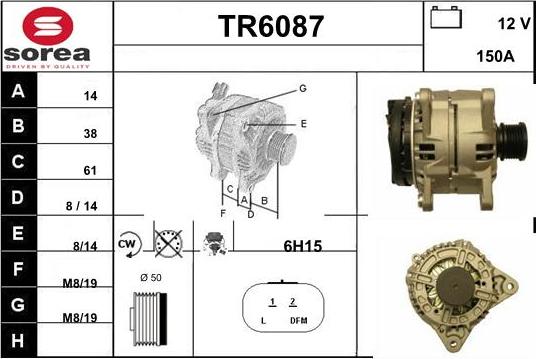 Sera TR6087 - Генератор autozip.com.ua