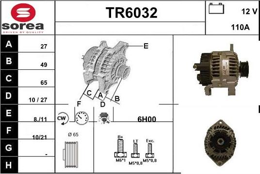 Sera TR6032 - Генератор autozip.com.ua