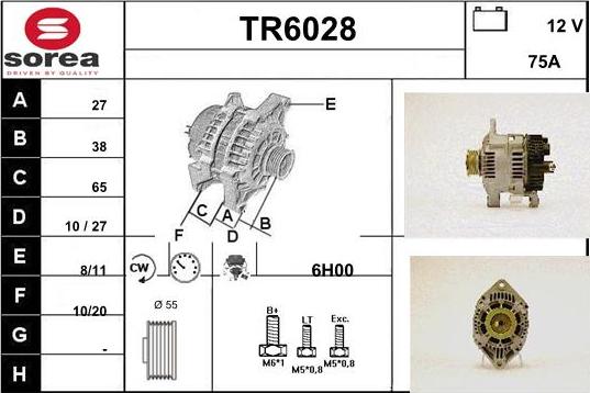 Sera TR6028 - Генератор autozip.com.ua