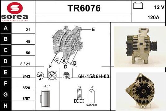 Sera TR6076 - Генератор autozip.com.ua