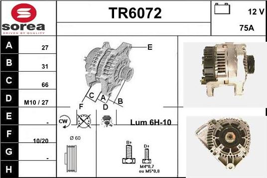 Sera TR6072 - Генератор autozip.com.ua