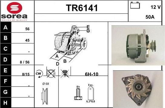 Sera TR6141 - Генератор autozip.com.ua