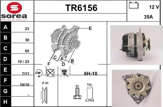 Sera TR6156 - Генератор autozip.com.ua