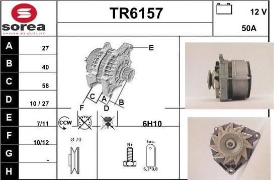 Sera TR6157 - Генератор autozip.com.ua