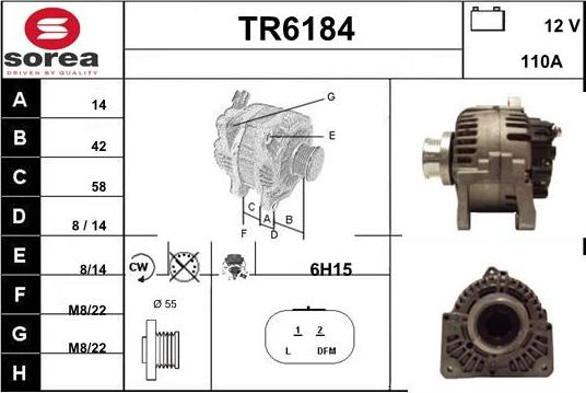 Sera TR6184 - Генератор autozip.com.ua