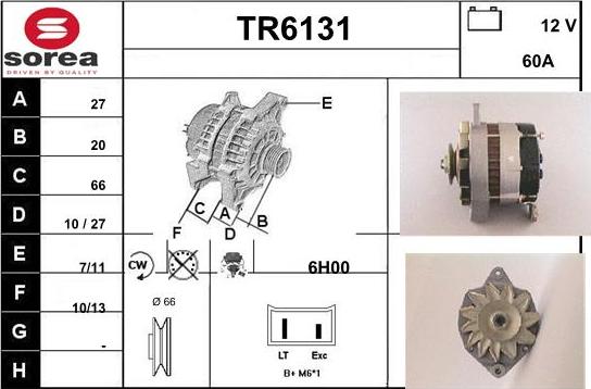 Sera TR6131 - Генератор autozip.com.ua