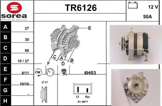 Sera TR6126 - Генератор autozip.com.ua