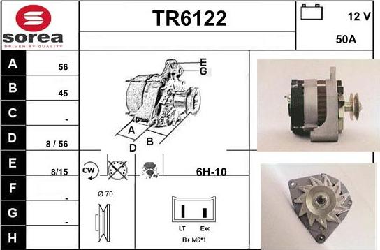 Sera TR6122 - Генератор autozip.com.ua