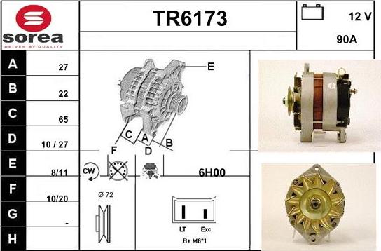 Sera TR6173 - Генератор autozip.com.ua