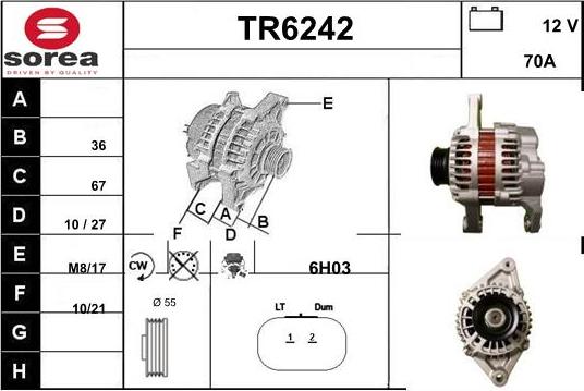 Sera TR6242 - Генератор autozip.com.ua