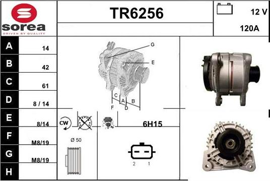 Sera TR6256 - Генератор autozip.com.ua