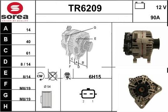 Sera TR6209 - Генератор autozip.com.ua