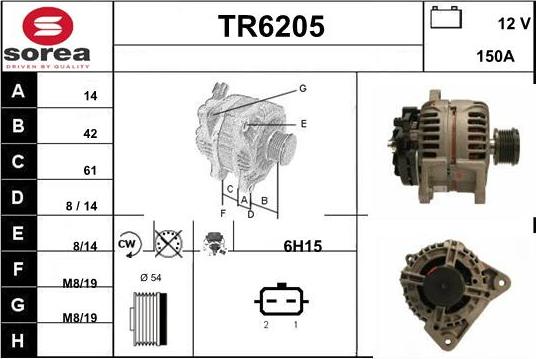 Sera TR6205 - Генератор autozip.com.ua