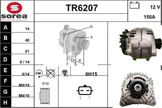 Sera TR6207 - Генератор autozip.com.ua