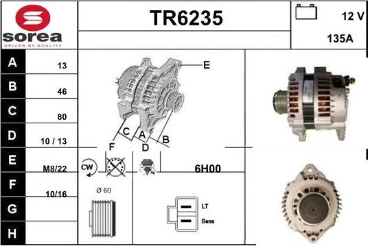 Sera TR6235 - Генератор autozip.com.ua