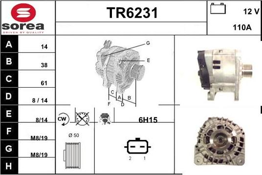 Sera TR6231 - Генератор autozip.com.ua