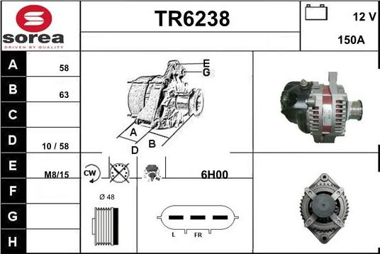 Sera TR6238 - Генератор autozip.com.ua